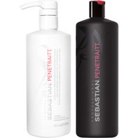 Penetraitt Repair Masque 500ml + Shampoo 1000ml, Sebastian