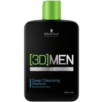 Schwarzkopf Professional 3D Men Deep Cleansing Shampoo (250mL), Schwarzkopf Professional