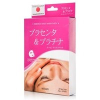 Mitomo Placenta & Platinum Essence Mask (10pcs), Mitomo