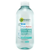 Garnier Skin Naturals Pure Active Micellar Cleansing Water (400mL) Combination To Oily and Sensitive Skin, Garnier
