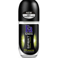 Fa Roll-On Deodorant Men Sport Energy Boost (50mL), Fa