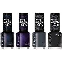 Rimmel London 60 Shades of Black Nail Polish by Rita Ora (8mL), Rimmel London