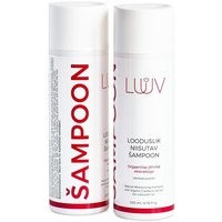Luuv Natural Moisturizing Shampoo with Organic Cranberry extract for Coloured Hair (200mL), Luuv