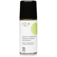 Joik Organic Lemon & Geranium Natural Mineral Deodorant (50mL), Joik