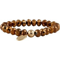 Buckley London Sparkle Glass Bead & Ccb Bracelet Gold FBT836, Buckley London