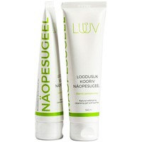 Luuv Natural Exfoliating Cleansing Gel with Bamboo (100mL), Luuv