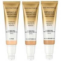 Max Factor Miracle Second Skin Hybrid Foundation (30mL), Max Factor