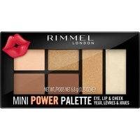 Rimmel London Mini Power Palette Lip, Cheek & Eye (6,8g) 002 Sassy, Rimmel London