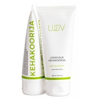 Luuv Natural Body Peel with Bamboo Particles (200mL), Luuv