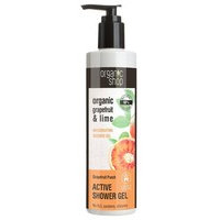 Organic Shop Active Shower Gel Grapefruit Punch Cosmos Natural BDIH (280mL), Organic Shop