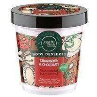 Organic Shop Body Desserts Strawberry & Chocolate Moisturising Body Mousse (450mL), Organic Shop
