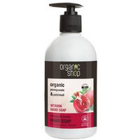 Organic Shop Vitamin Hand Soap Pomegranate Bracelet Cosmos Natural BDIH (500mL), Organic Shop