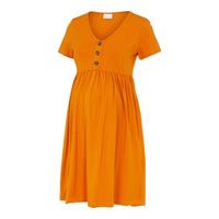 Button front jersey maternity dress, Mama.licious