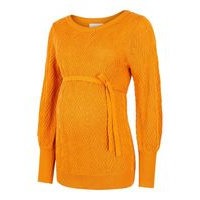 Ballon sleeved knitted maternity pullover, Mama.licious