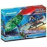 City Action Poliisihelikopteri: laskuvarjon takaa-ajo (70569) Playmobil