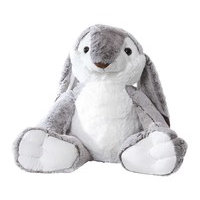 Kani Snurre, Molli Toys, 80 cm, Harmaa/Valkoinen