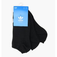 adidas Originals - Trefoil Liner Socks 3 Pack - Musta - 35-38