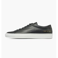 Common Projects - Original Achilles Low White Sole - Musta - US 9