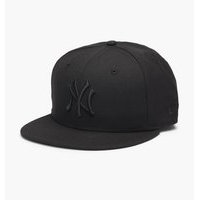 New Era - Black On Black Yankees Cap - Musta - 7