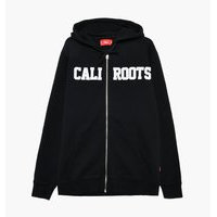 Caliroots - Felt Logo Zip Hoodie - Musta - L