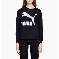 Puma - Classics Logo Crewneck - Musta - XS