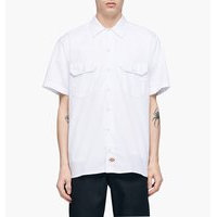 Dickies - Short Sleeve Work Shirt - Valkoinen - L