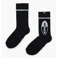 Nike - Air Max Crew 2 Pack Socks - Musta - XL