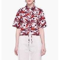 Kenzo - Cropped Shirt - Punainen - 36