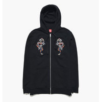 Caliroots - Dragon Zip Hoodie - Musta - S