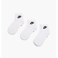 Nike - Everyday Essential Ankle Socks - Valkoinen - L