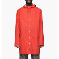 Rains - Long Jacket - Punainen - XS-S