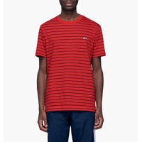 Lacoste - Crewneck T-Shirt - Punainen - XXXL