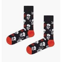 Happy Socks - Halloween Skull Sock - Monivärinen - 41-46