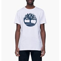 Timberland - Ss Kennebec River Brand Regular Tee Tree - Valkoinen - XL