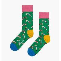 Happy Socks - Candy Cane Sock - Monivärinen - 41-46