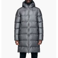 Rains - Long Puffer Jacket - Harmaa - L-XL