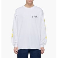 Wacko Maria - Crew Neck Long Sleeve T-Shirt (Type 1) - Valkoinen - M