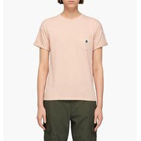 Carhartt WIP - W´ S/S Carrie Pocket T-Shirt - Pinkki - L