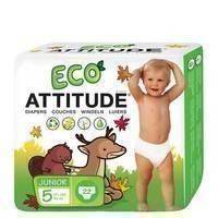 OUTLET Attitude Eco-friendly Disposable Diapers Size 5 (+12kg) 22 pieces