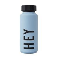 HEY Termos/Eristetty pullo Special Edition Sininen, Design Letters