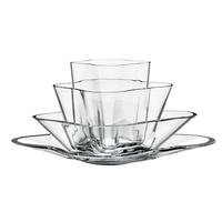 Aalto Maljakko Kukka, 4-osaa, Läpinäkyvä, Iittala