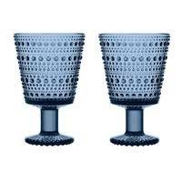 Kastehelmi Lasi jalallinen Sade 26 cl 2 kpl, Iittala