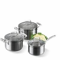 Patasetti 3 osaa: kattila 1,8 L, pata 2,5 L & 3,2 L - Impact, Scanpan