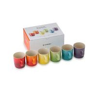 Rainbow Espressomuki 6-pakkaus Multi, Le Creuset