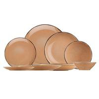 Dinner Set (24 Pieces) Light Pink, Övriga