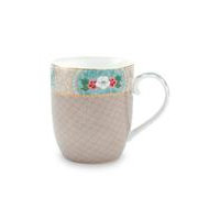 Mug Small Blushing Birds Khaki 145 ml, PIP Studio