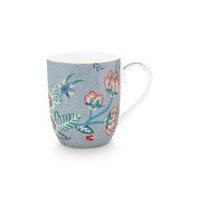 Mug Small Flower Festival Light Blue 145 ml, PIP Studio