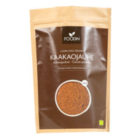 Kaakaojauhe, luomu, raaka, 750 g, Foodin