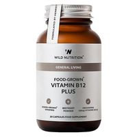 WILD NUTRITION FOOD-GROWN® VITAMIN B12 PLUS 30 KAPS. - Lisäravinteet, Wild Nutrition