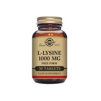 L-lysiini 1000mg, 50 tabl - Uutuudet, Solgar